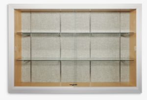 Recessed Display Case With Hinged Glass Doors #4214672