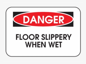 Slippery When Wet Sign Png Download - Men Working Ahead Sign #4214697