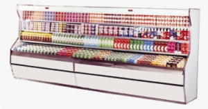 Howard Mccray 74" Wide Open Refrigerated Dairy Display #4214908