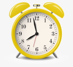 Yellow Alarm Clock Transparent - Spiral #4215829
