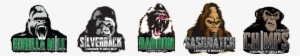Gorilla Mill Logos - Baboon #4216047
