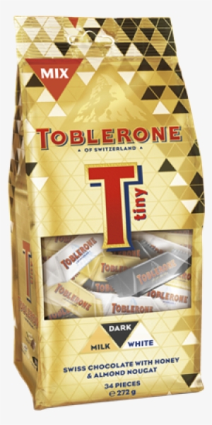 Enjoy Delicious Moments With Toblerone Tiny This Shiny - Toblerone Tiny Mix Bag 272g #4216090