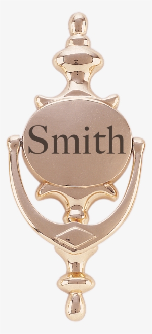 Jds Industries Dk2 Engravable Brass Knocker - Oval #4216750