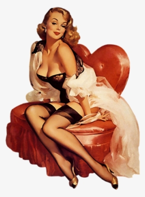 Retro Sexy Girl - Pin Up Gil Elvgren #4216937