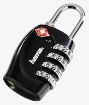 Tsa Combination Luggage Padlock, Black - Hama Tsa Luggage Combination Lock - Black #4217114