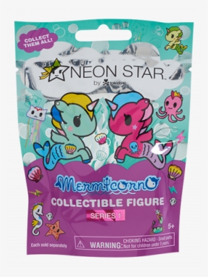 Neon Star By Tokidoki Mermicorno Collectible Figures - Tokidoki Die-cut Notebook #4217182