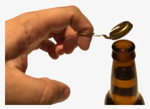 Easy Pull Bottle Caps Allow Access To Your Homebrew - Beer Bottle #4217733