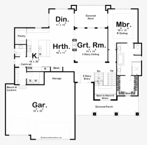 Texas Hillside Floor Plan - Menards Texas Hillside House Plans #4217846