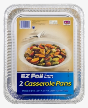 Hefty Ez-foil Casserole Pan, 2 Ct - Ez Foil Casserole Pans - 2 Pans #4218386