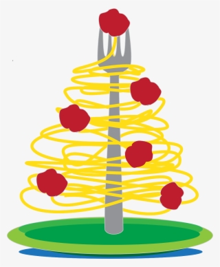 Small Clipart Spaghetti - Christmas Spaghetti #4218684
