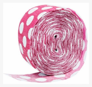 [single Pack] Crepe Paper Streamer Roll Girly Polka #4218713