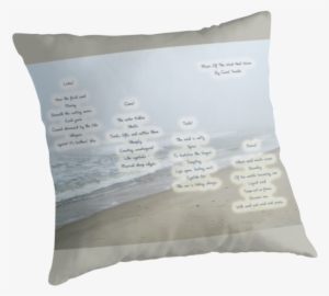 Where Sand Meets Ocean - Throw Pillow #4218828