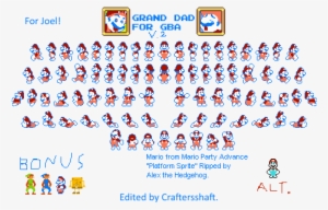 Image - Mario Party Advance Mario Sprite #4218832