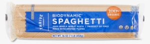 Organic Biodynamic Whole Wheat Spaghetti - Spaghetti #4218899