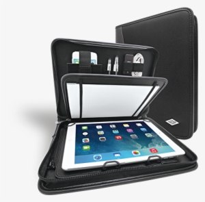 58 75901 - Wedo Organizer Elegance Zipped Folder - Black #4219799
