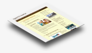 This Theme Looks A Lot Like A Yellow Legal Pad And - Brochure #4220047