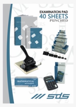 Treeline Examination Pad - Treeline Exam Pads 40 Sheet Feint & Margin - Punched #4220344