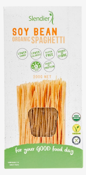 Soy Bean Organic Spaghetti - Slendier Soy Bean Organic Spaghetti 200g #4220602