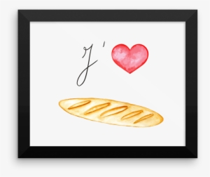 Baguetteheart Mockup Wall-horizontal - Art #4220740