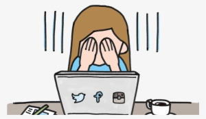 Problem Clipart Negative Impact - Scared Of Social Media #4220812