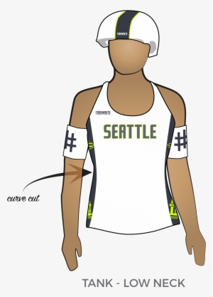 Rat City Rollergirls All Stars - Frogmouth Jersey Cut Styles #4220855