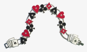 Card Suit Slide Bracelet - Playing Card #4221152