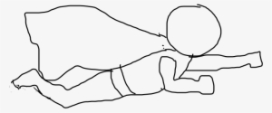 Animated Flying Superhero Template Sketch 28708 By - Blank Flying Superhero #4221636