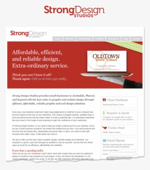 Image Of Strong Design 2009 Website Design - Web Page #4221797