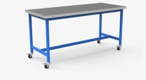 Toro Dura Blue Table With Stainless Steel Top And H - Table #4222328