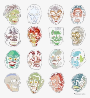 Horror Movie Monster Masks - Ts_trendstyles Horror Movie Monster Masks (color) #4222616