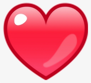 Corazon Emoji Rojo Emoticono Amor - Emoji De Whatsapp Corazon Png #4223140