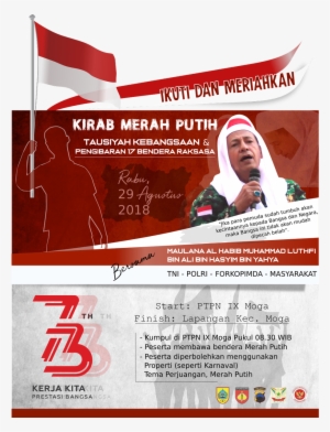 @habibluthfiyahy Ikuti Kirab Merah Putih, Tausiyah #4223778