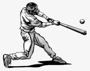 Esta Pérdida De Velocidad Puede Atribuirse A La Disipación - Black Baseball Player Swinging #4224471