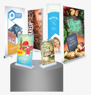 Table Top Retractable Banner Comes With Stand - Banner #4224520
