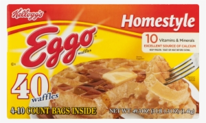 Kellogg's Waffles Homestyle Eggo 40 Count - Eggo Waffles #4225041