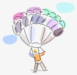 Parasailing Paragliding Royalty Free Vector Clip Art - Paragliding Clipart #4225162