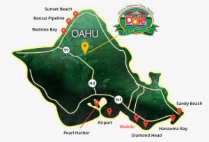 Contact Us Dole Plantation Tours - Dole Plantation Map #4225509