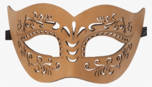 Redskytrader Mens Bonded Leather Venetian Mask - Redskytrader Leather Venetian Mask - Masquerade Ball #4225932