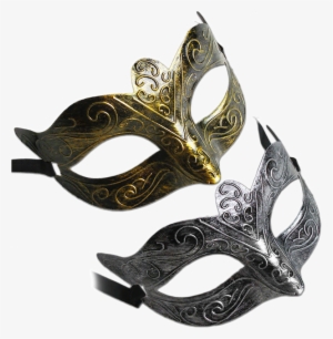 Venetian Mask Masquerade Party Performance Retro Flat - Mask #4226037