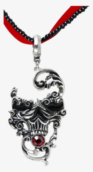 Venetian Mask Of Death Pendant - Necklace #4226073
