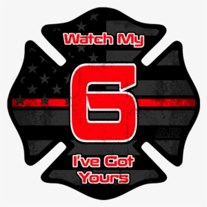 "got Your 6" Firefighter Decal - Deforest Windsor Fire & Ems #4226195