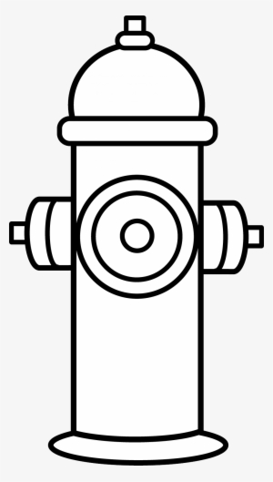 Fire Coloring Page Jacb Me Hat Inside - Fire Hydrant Black And White #4226269