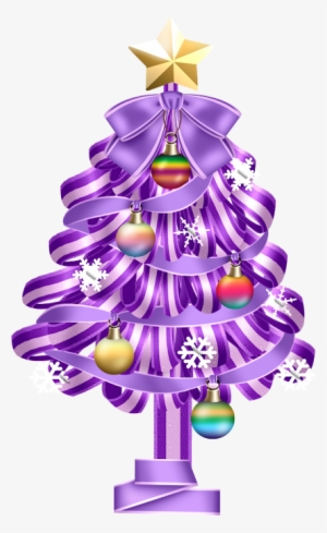 De Nuria D • Publicado En Gifs De Arboles De Navidad - Adornos Navideños En Lila Png #4226272
