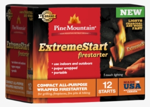 Extremestart Makes It Easy To Start A Fire - Pine Mountain Firestarter, Extremestart - 12 Starts #4226441
