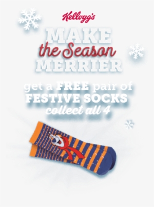 Make The Season Merrier Get A Free Pair Of Festive - Kellogg's Corn Pops Cereal 17oz #4226590