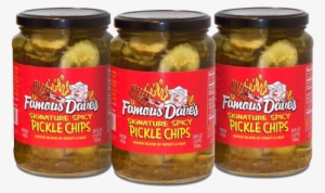 More - Famous Dave's Signature Spicy Pickle Spears - 24 Oz #4226632