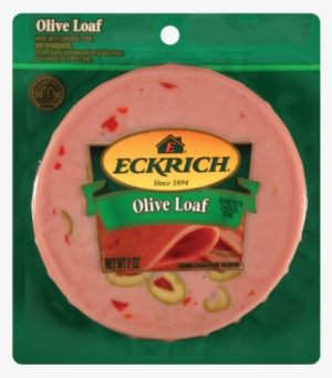 Eckrich Lunchmeat Loaves Oliveloaf 7oz - Lunch Meat With Green Olives #4226638