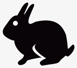 Rabbit Vector - Rabbit Silhouette No Background #4227158