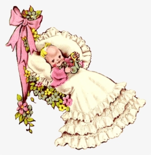 Digital Vintage Baby Downloads - Vintage Baby Clipart #4227413