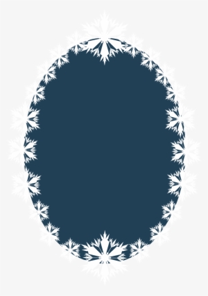 Frame Frozen Grátis Para Baixar - Frozen Oval Frame Png #4227438